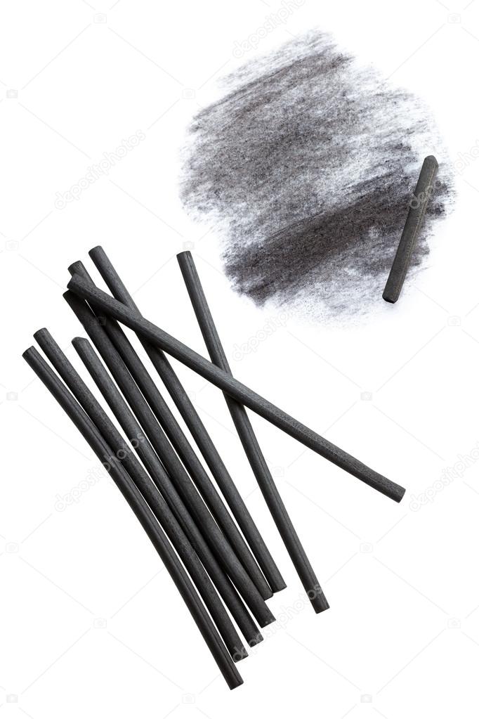 Charcoal Sticks Stock Photo by ©Melica 45157965